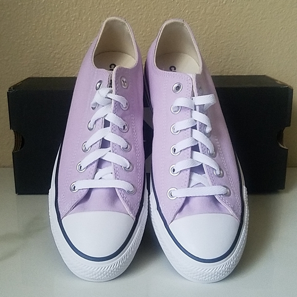 Converse Shoes - NWOT CONVERSE SNEAKERS  Lilac sz 7 Mens 9 Wo's